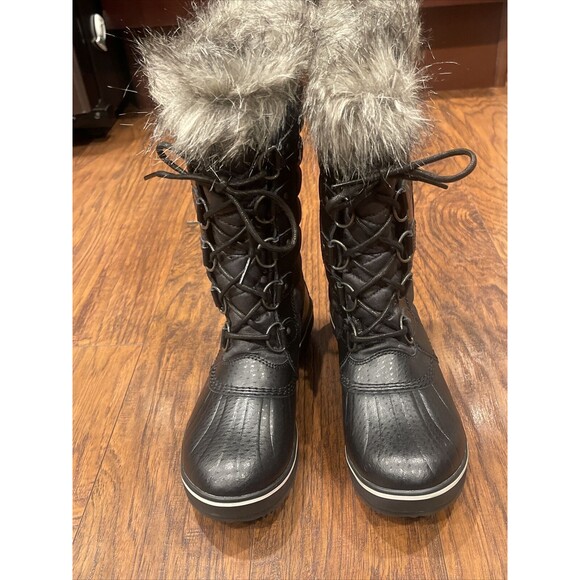 New SOREL Tofino II Size 5 Black Women’s Winter Snow Boots RETAIL $190 - Picture 4 of 10
